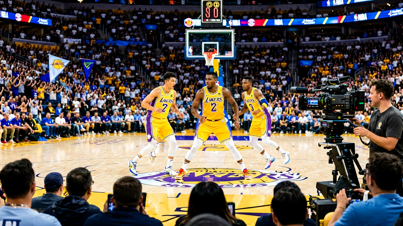 NBA湖人vs勇士比赛现场BD半岛